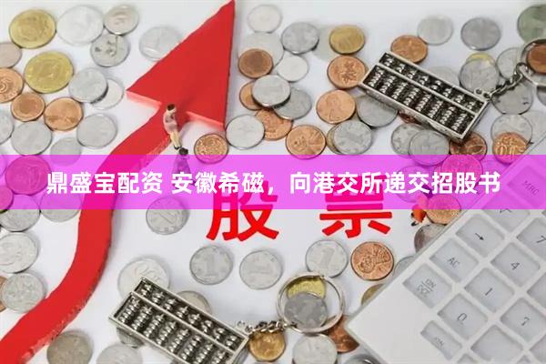 鼎盛宝配资 安徽希磁，向港交所递交招股书